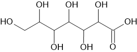 Glucoheptonic acid structure